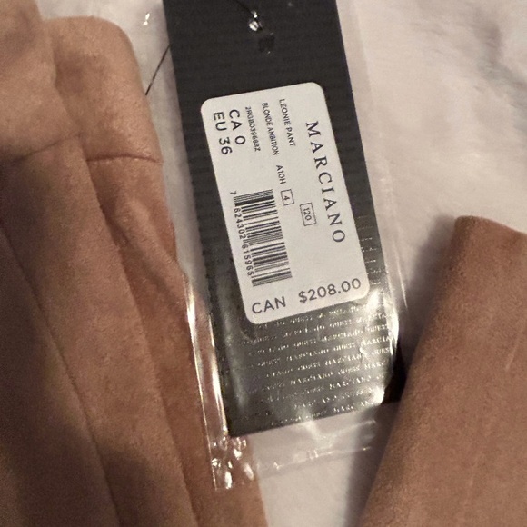 NWT Marciano Guess micro  suede dressy pants size 0 - Picture 11 of 14